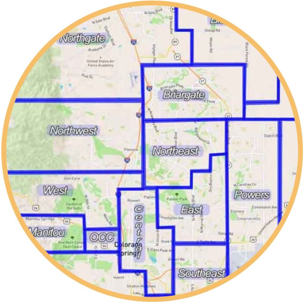 Colorado Springs Community Map